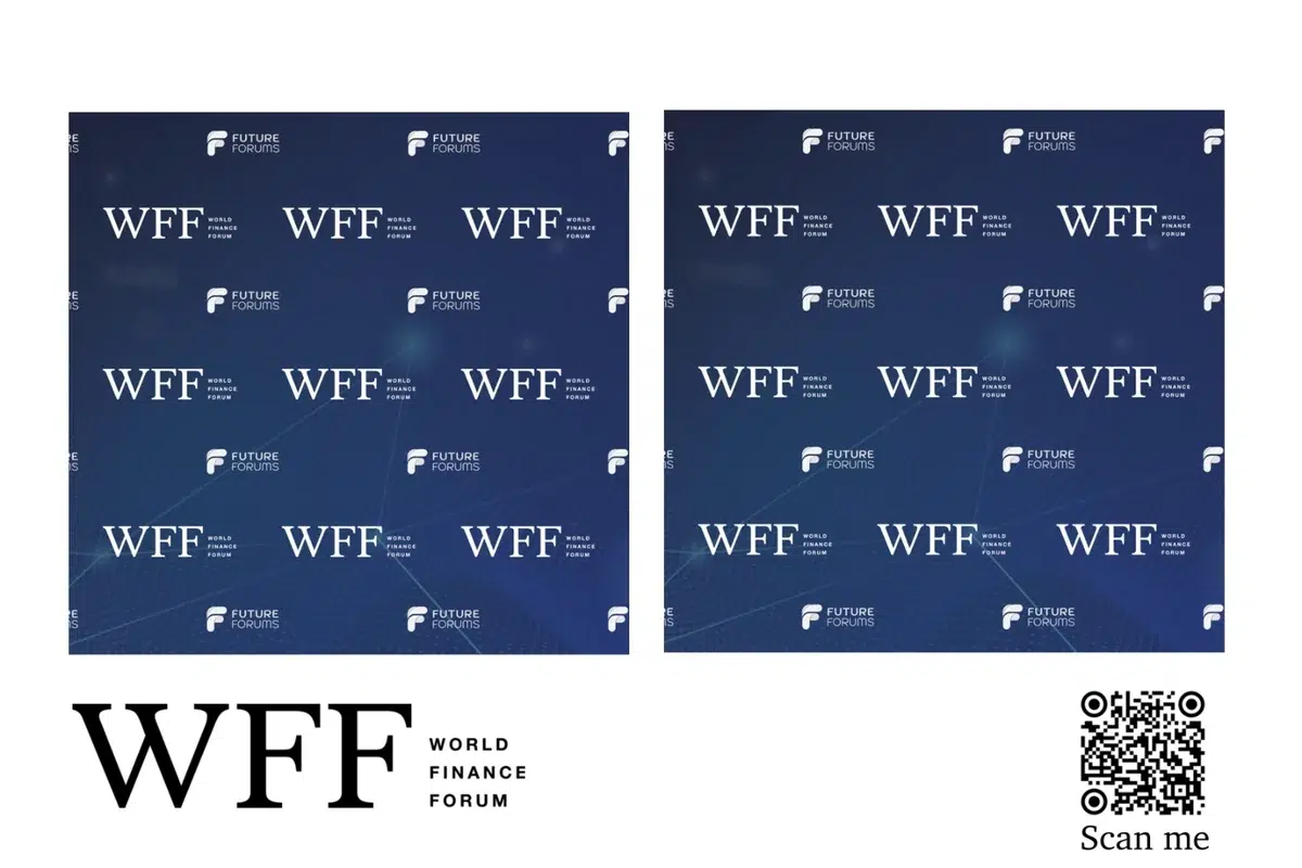 Corporate branded photo booth print example