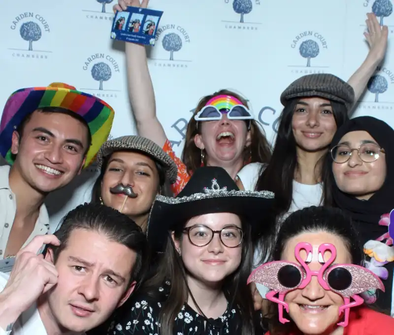 Corporate guest group photo