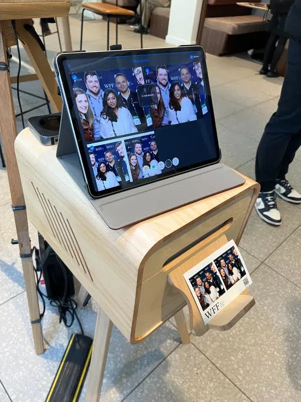 Instant branded photo prints