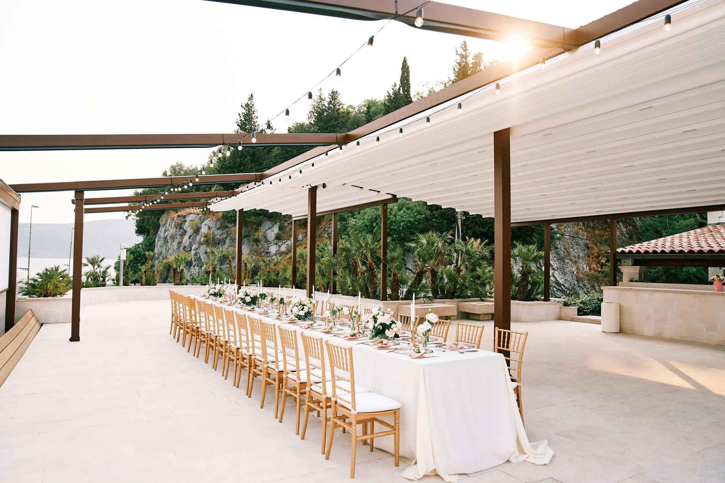 Party rentals by service area.