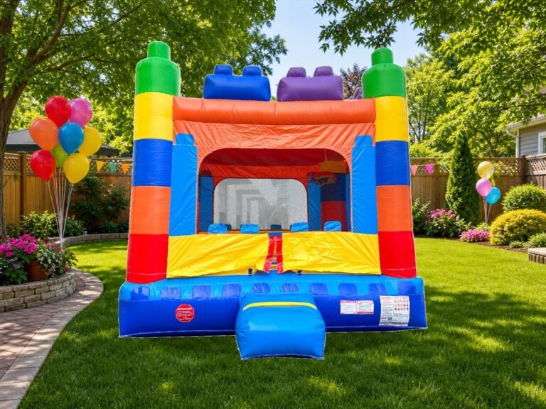 Lite Building Block Bounce House