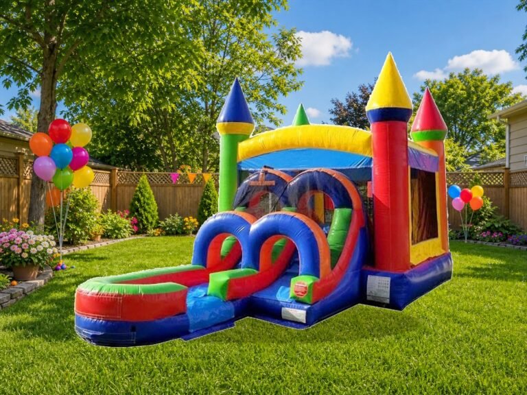 Modern Rainbow Water Slide Combo