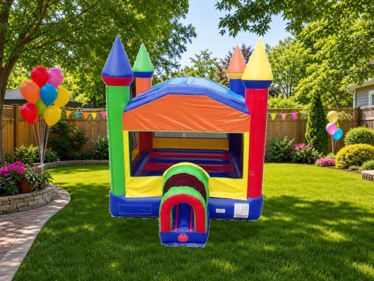 Rainbow Castle Bounce House