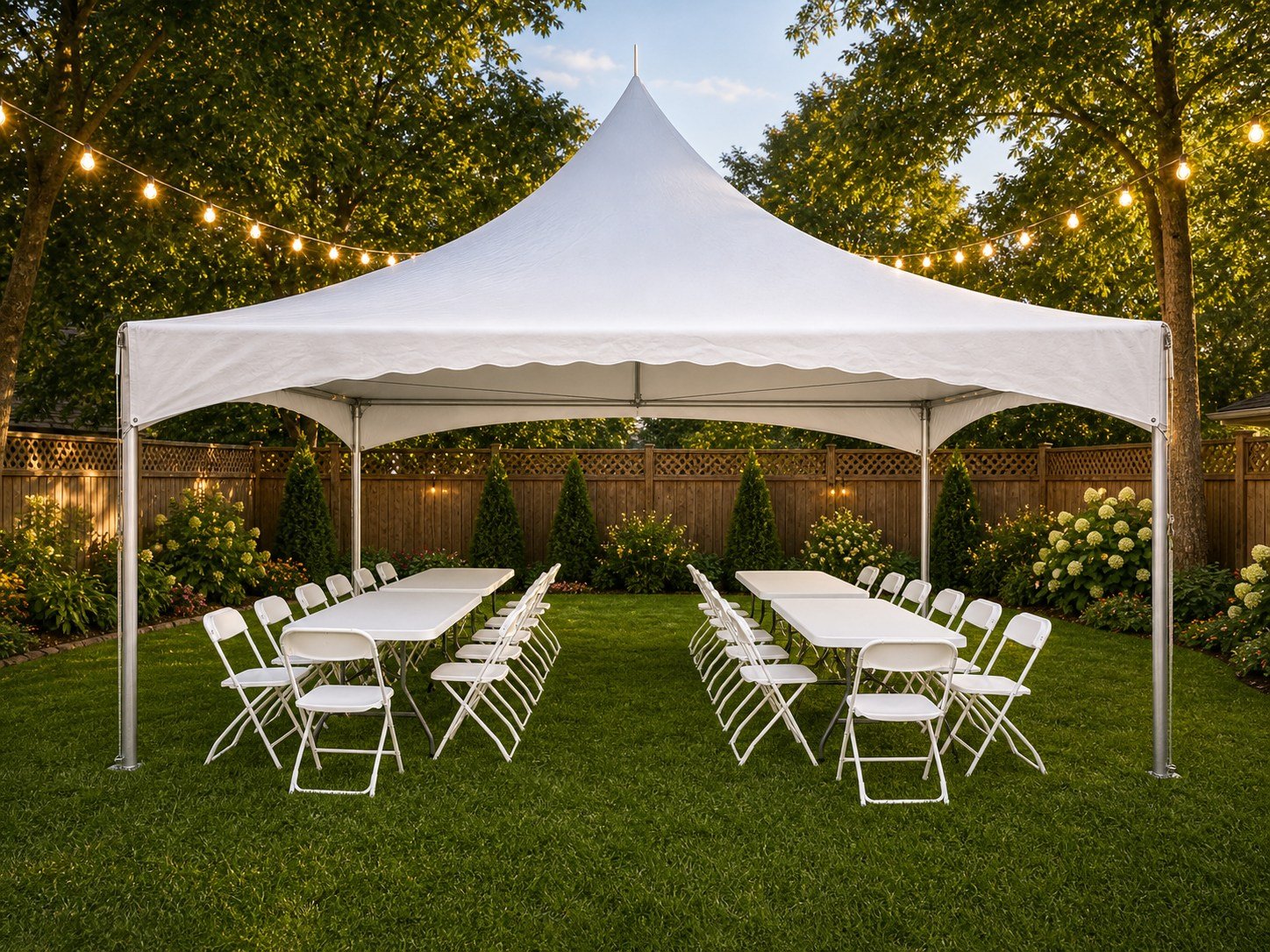 20x20, 20x40 and 20x60 tent rental guide for NJ events.