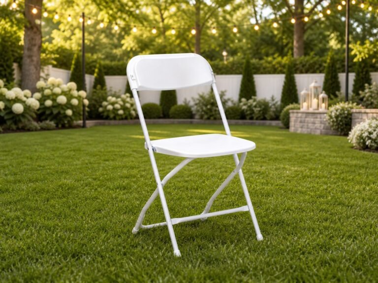 White Folding Chair