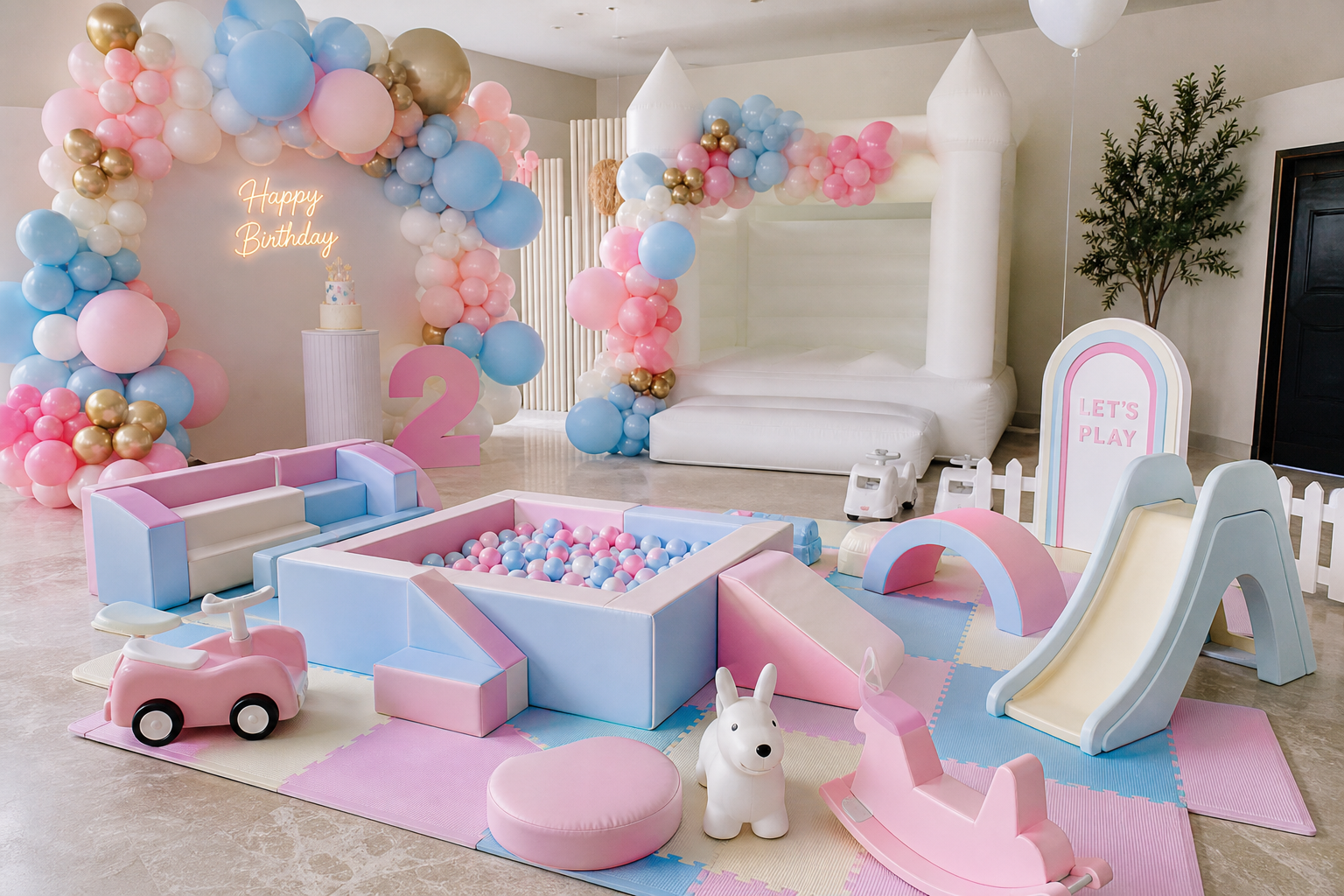 Soft Play / Bounce party rental add-on