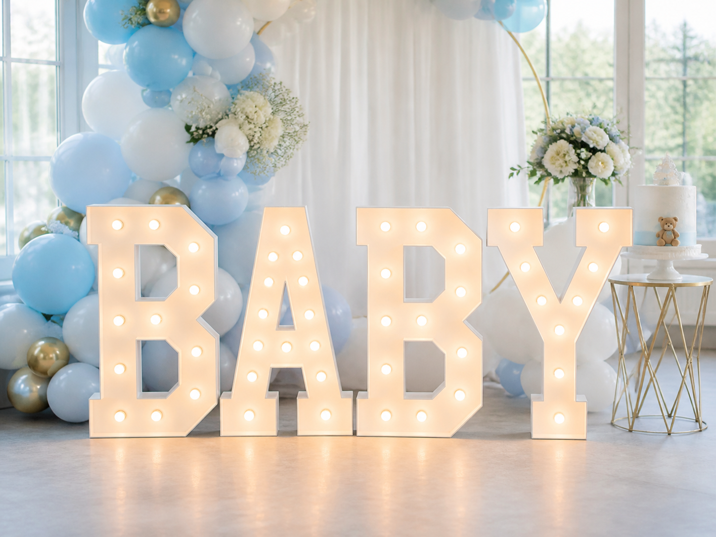 BABY Marquee Letter Set