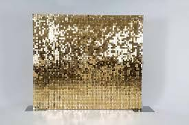 Gold shimmer wall backdrop