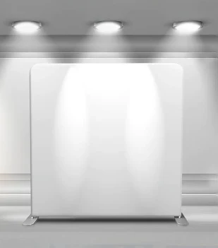 White panel backdrop